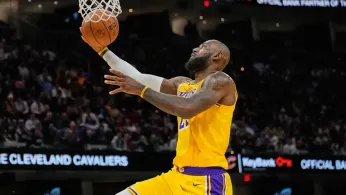 LeBron James Wipes Away Tears During Tribute, Says He Doesn't Know If He'll Play in Cleveland Again